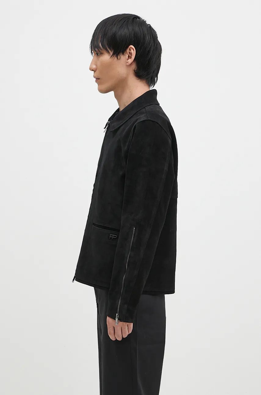 Jakna Filling Pieces Leather Jacket Suede Crna | 75922791861, 1