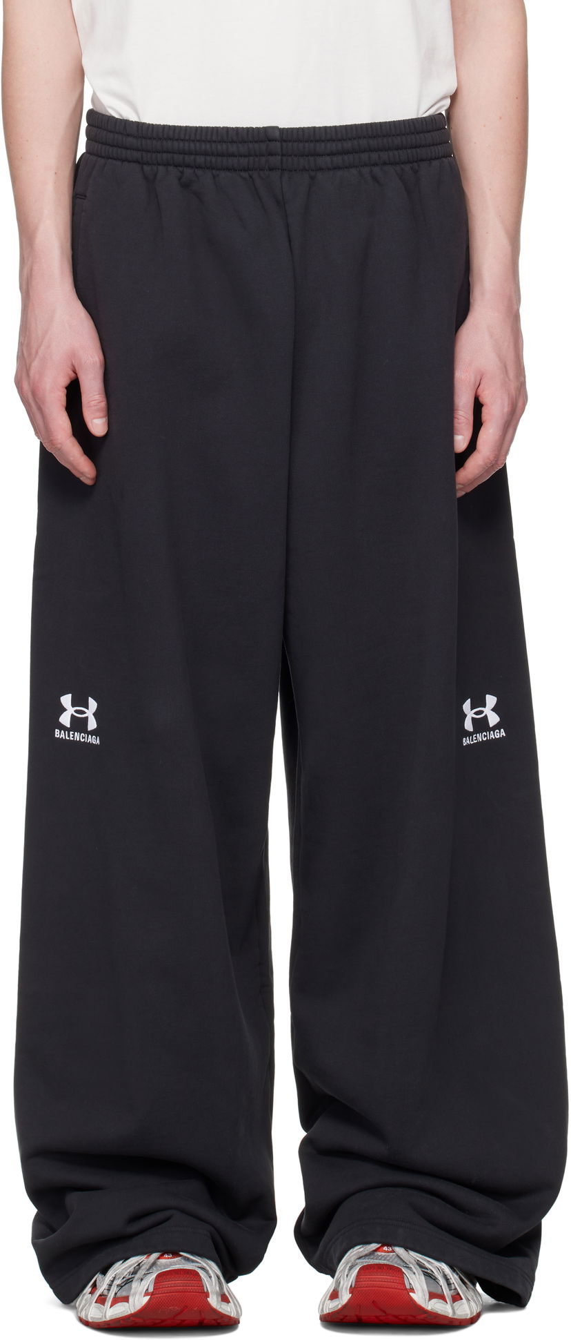 Trenirka Balenciaga Under Armour Edition Baggy Sweatpants Crna | 809709TRVB8