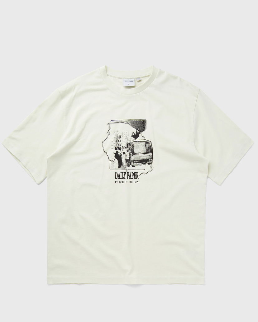 Majica kratkih rukava DAILY PAPER Place of Origin Shortsleeves Bijela | 2413011