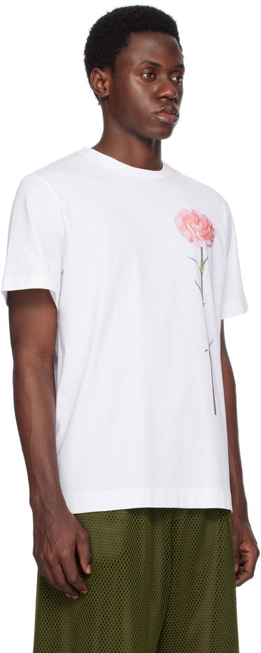 Majica kratkih rukava Simone Rocha Simone Rocha Carnation Print T-Shirt Ružičasta | 5195P32A-M 0569, 4