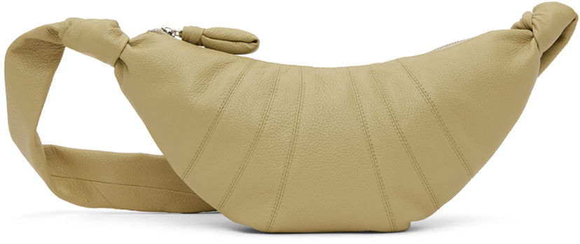 Torba oko struka LEMAIRE Small Croissant Shoulder Bag Zelena | BG0003 LL0018