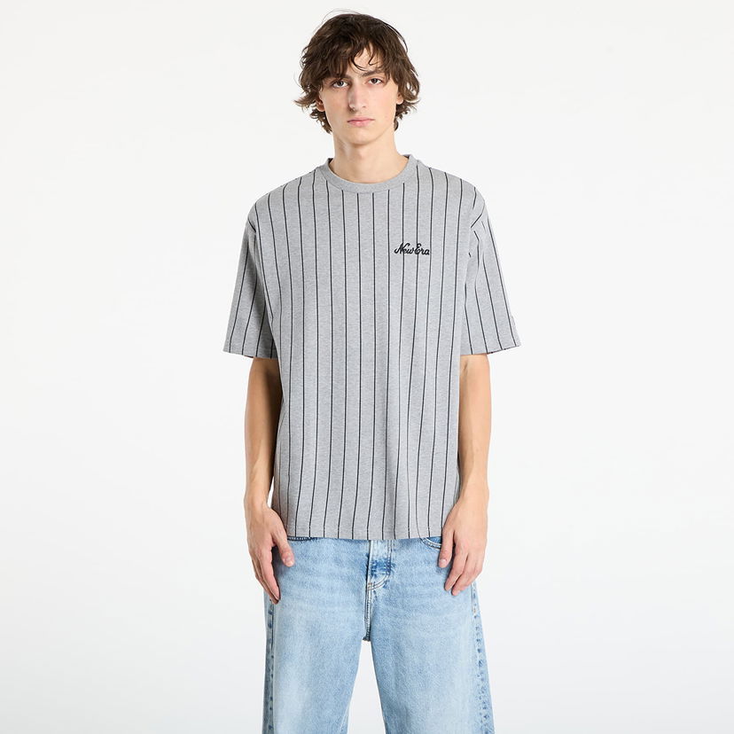 Majica kratkih rukava New Era New Era Pinstripe T-Shirt Siva | 60684388