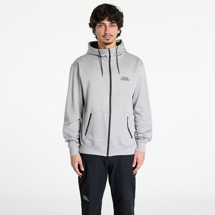 Dukserice Horsefeathers Horsefeathers Callum Zip Hoodie Siva | TM077B