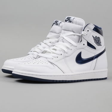 Tenisice i cipele Jordan Air Jordan 1 Retro High OG "Metallic Navy" Bijela | 555088-106, 1