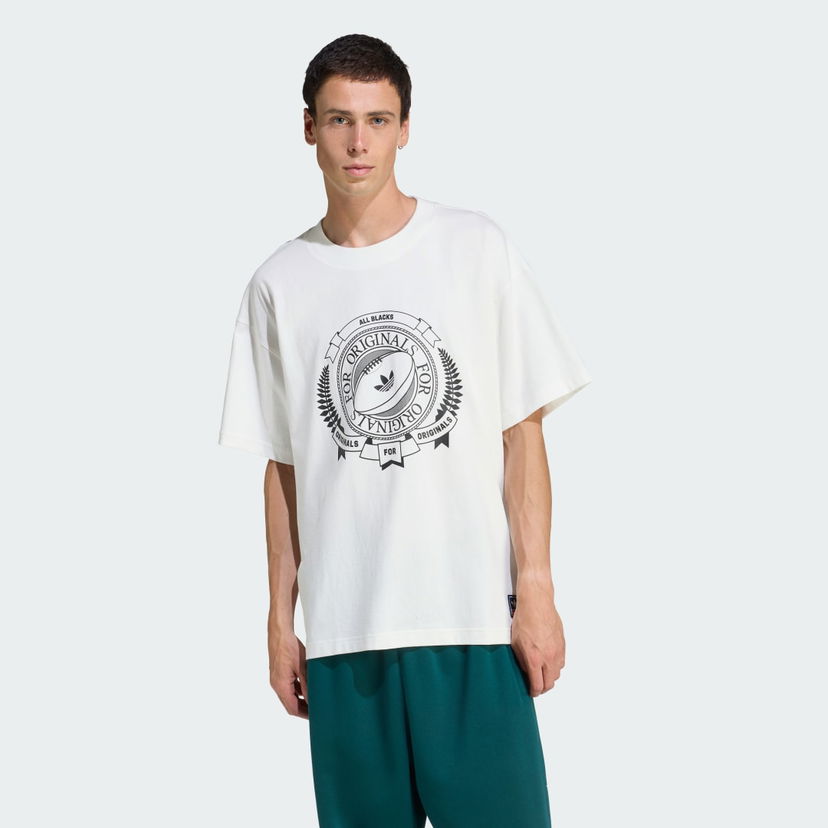 Majica kratkih rukava adidas Performance Originals All Blacks Loose Graphic Short Sleeve T-Shirt Bijela | KG4649