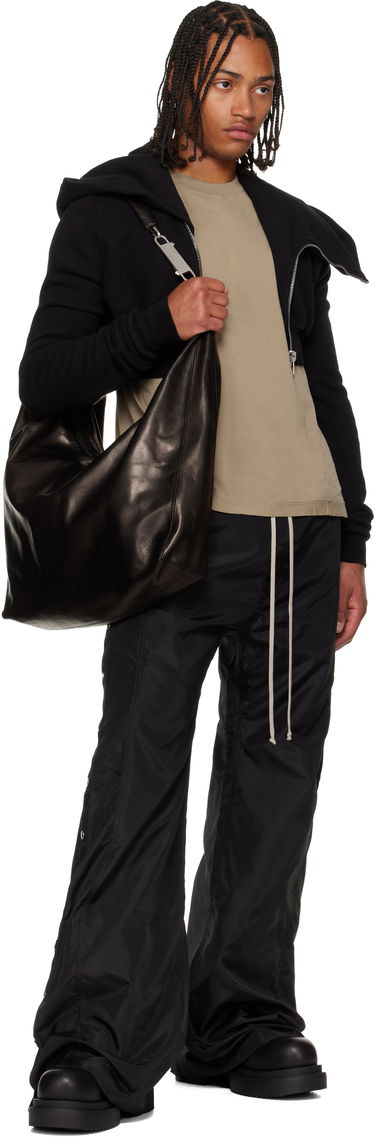 Trenirka Rick Owens DRKSHDW Concordians Pusher Elastic Waist Wide-Leg Track Pants Crna | DU02E7393 NCV, 3