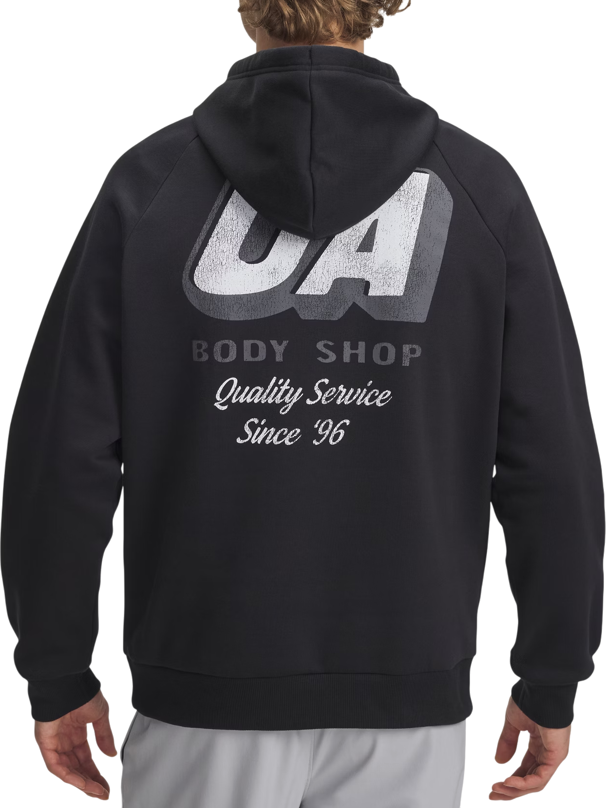 Dukserice Under Armour Rival Fleece HBR Logo HD Hooded Sweatshirt Crna | 6003955-001, 1