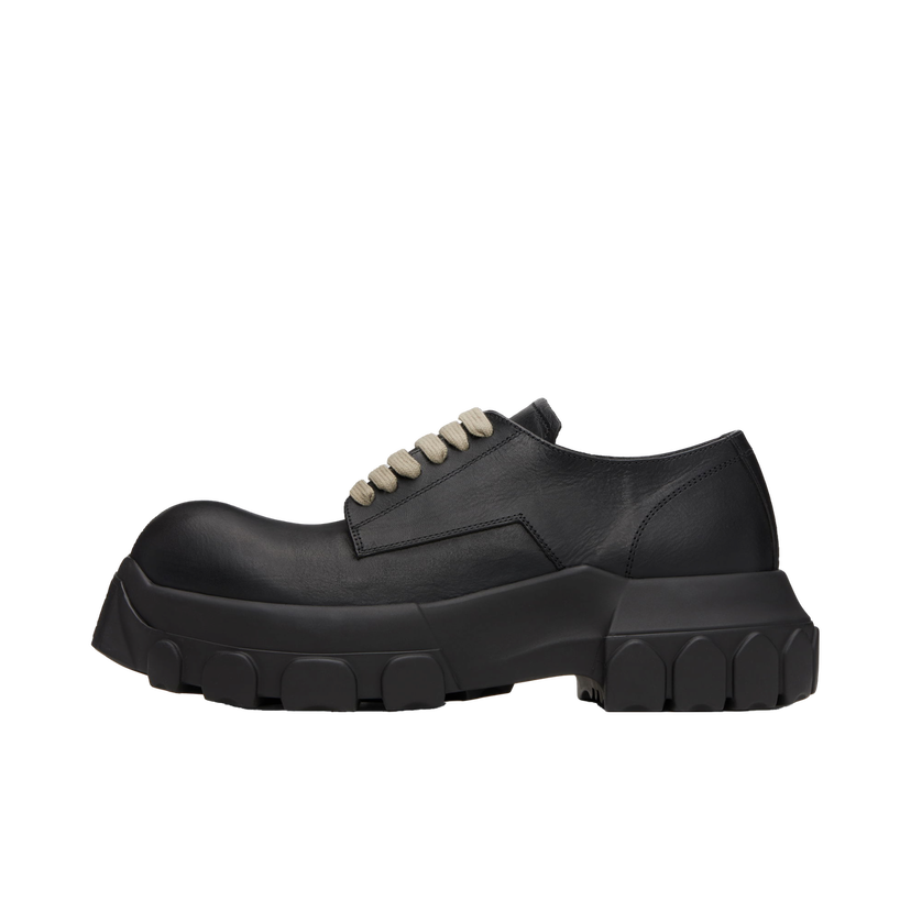 Tenisice i cipele Rick Owens Rick Owens Hollywood Bozo Tractor Derbys Crna | RU02E1884 LOO