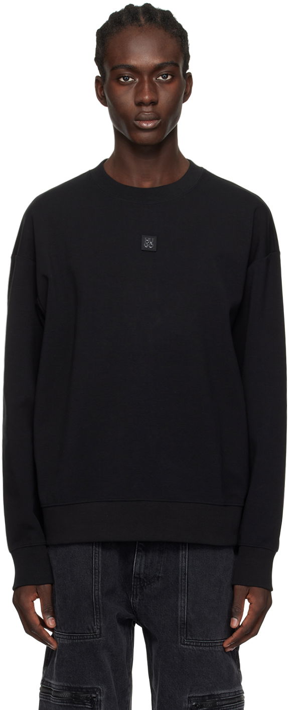 Dukserice BOSS Patch Sweatshirt Crna | 50509270