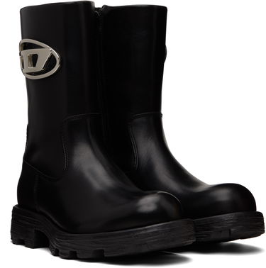 Tenisice i cipele Diesel D-Hammer Bkr D W Logo Boots Crna | Y03692 P4471, 3
