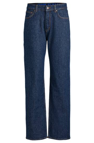 Jeans BOSS Comfort-Stretch Salt-and-Pepper Jeans Plava | 50520594