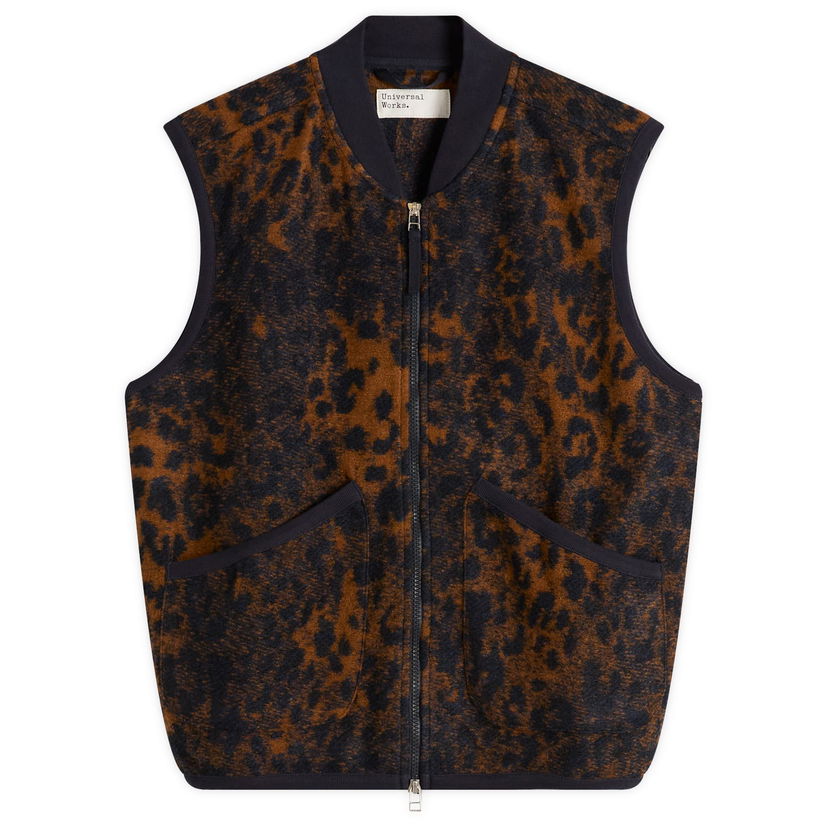 Prsluk Universal Works Universal Works Zip Waistcoat, Size Small Smeđa | 33723-DNB