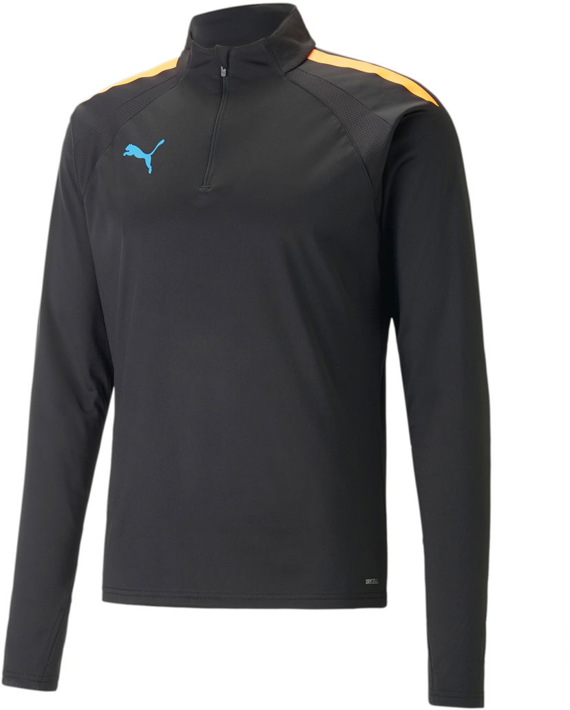 Majica kratkih rukava Puma Puma teamLIGA 1/4 Zip Top Crna | 657236-50