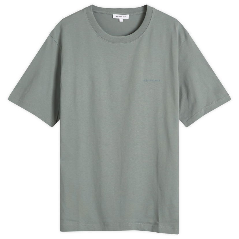 Majica kratkih rukava NORSE PROJECTS Norse Projects Johannes Logo T-Shirt, Size Large Zelena | N01-0684-7051