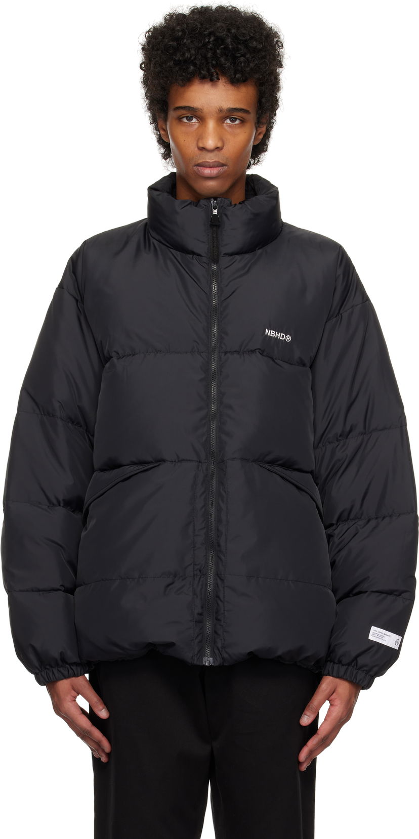 Pernata jakna Neighborhood Classic Down Jacket Crna | 242TSNH-JKM05