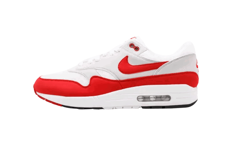 Tenisice i cipele Nike Air Max 1 Anniversary Red (2017/2018 Restock Pair) Crvena | 908375-103