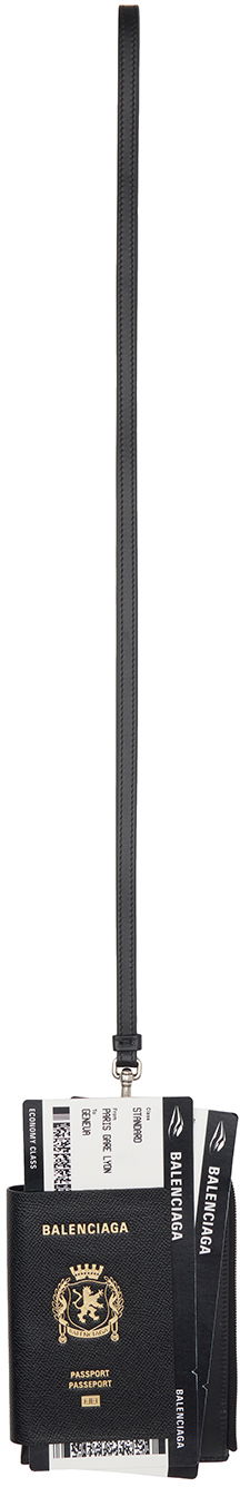 Novčanik Balenciaga Passport Holder with Phone Pocket Crna | 787733 2AA3R
