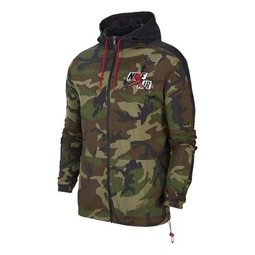 Vjetrovka Jordan Jordan Jumpman Classics Camo Windbreaker Zelena | CU2031-222