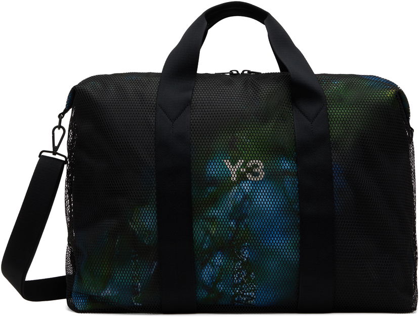 Putna torba Y-3 Y-3 Mesh Weekender Duffle Bag Crna | JD2884