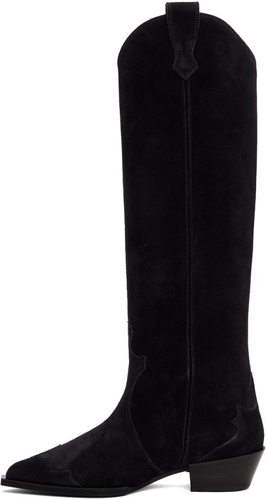 Odjeća Aeyde Aeyde Aruna Suede Cowboy Tall Boots Crna | A11-KB-ARUP40CH-223-800-022, 2