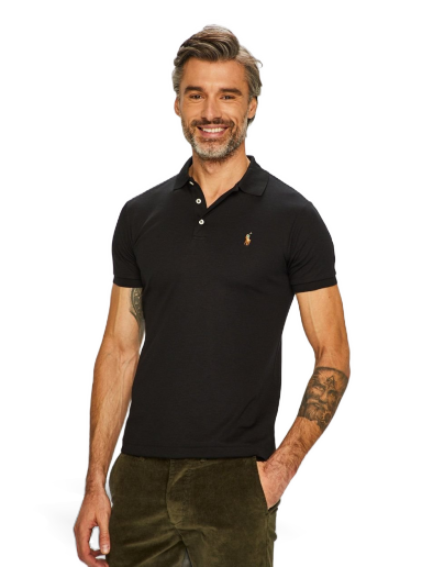 Polo majica Polo by Ralph Lauren Polo Shirt Crna | 710685514002
