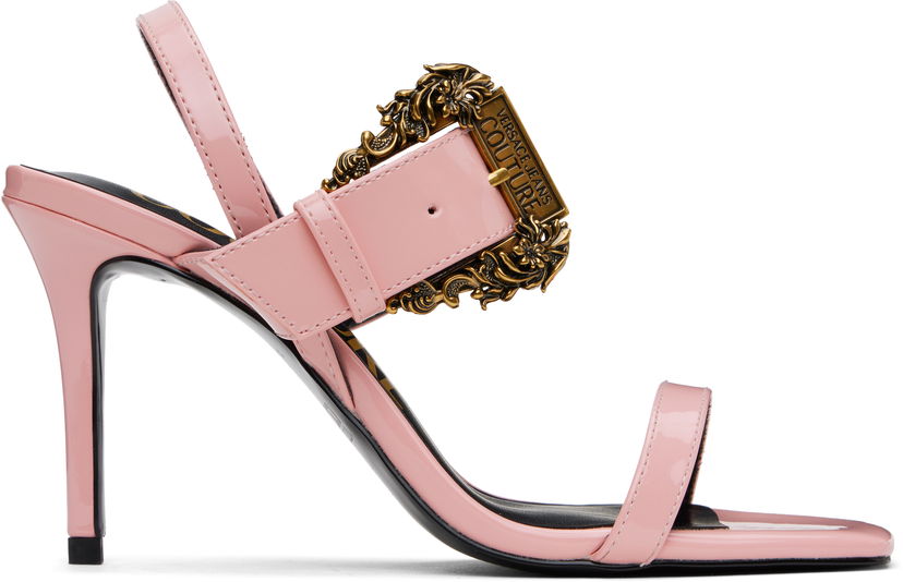 Tenisice i cipele Versace Versace Jeans Couture Baroque Buckle Emily Heeled Sandals Ružičasta | E78VA3S71_EZS190