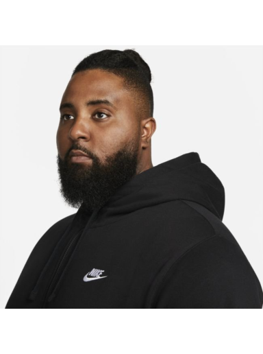 Dukserice Nike Club Fleece Full-Zip Crna | BV2645-010