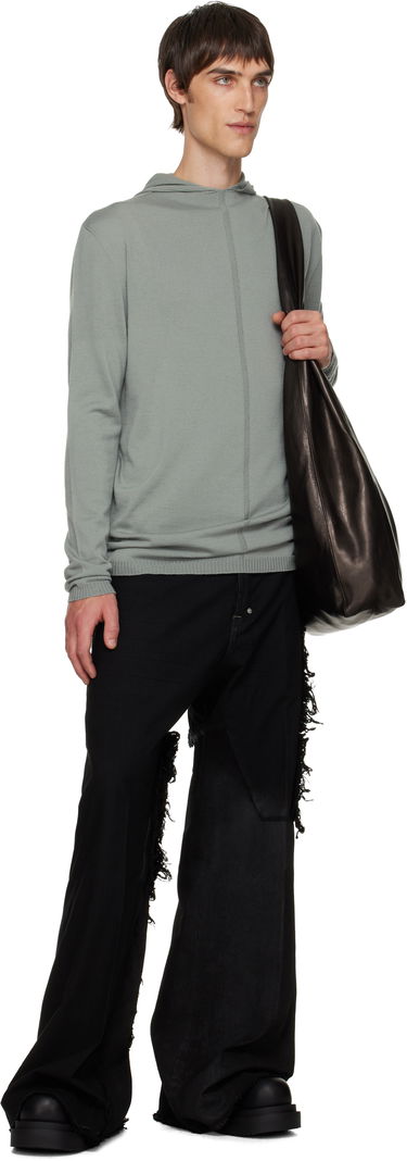 Dukserice Rick Owens Concordians Oversized Hoodie Tirkiz | RU02E1613 M, 3