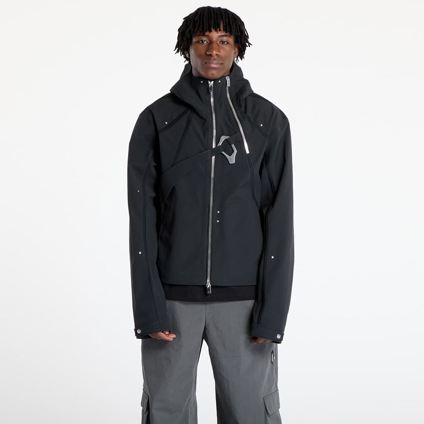Jakna HELIOT EMIL HELIOT EMIL Moire Technical Jacket Crna | PREAW25_M_02_062_BLK01_CO