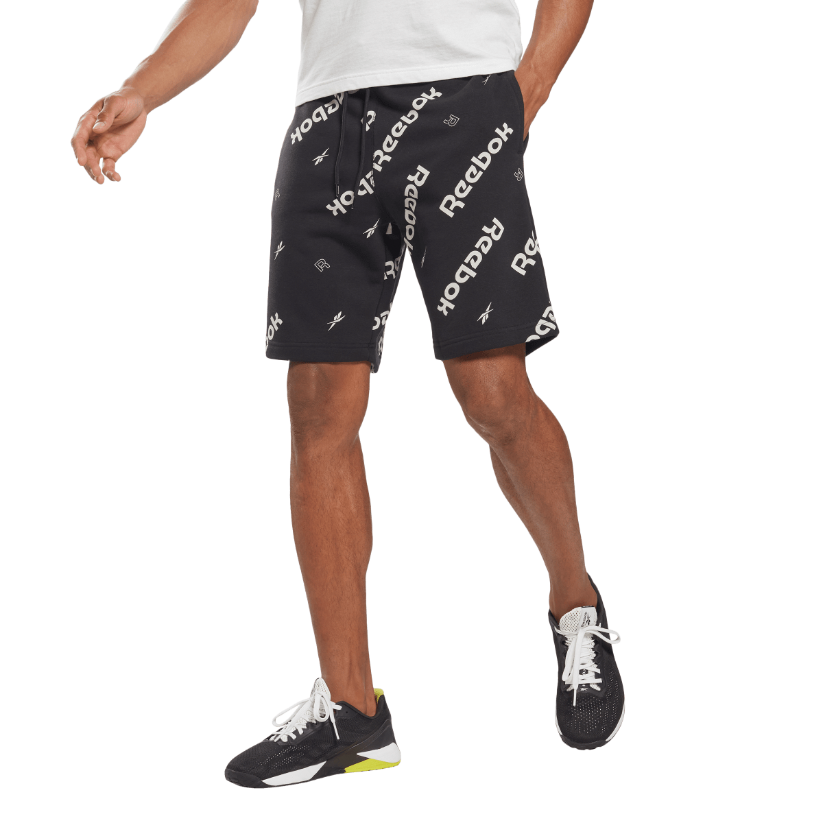 Kratke hlače Reebok All-Over Print Shorts Crna | HB5980, 0