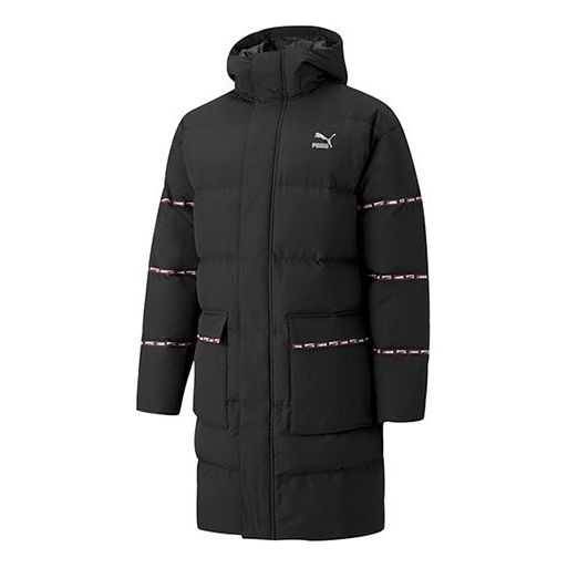Pernata jakna Puma Classic Long Down Jacket Crna | 846422-01