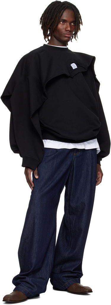 Dukserice VETEMENTS VETEMENTS Double Layered Sweatshirt Crna | UH76CW400B, 3