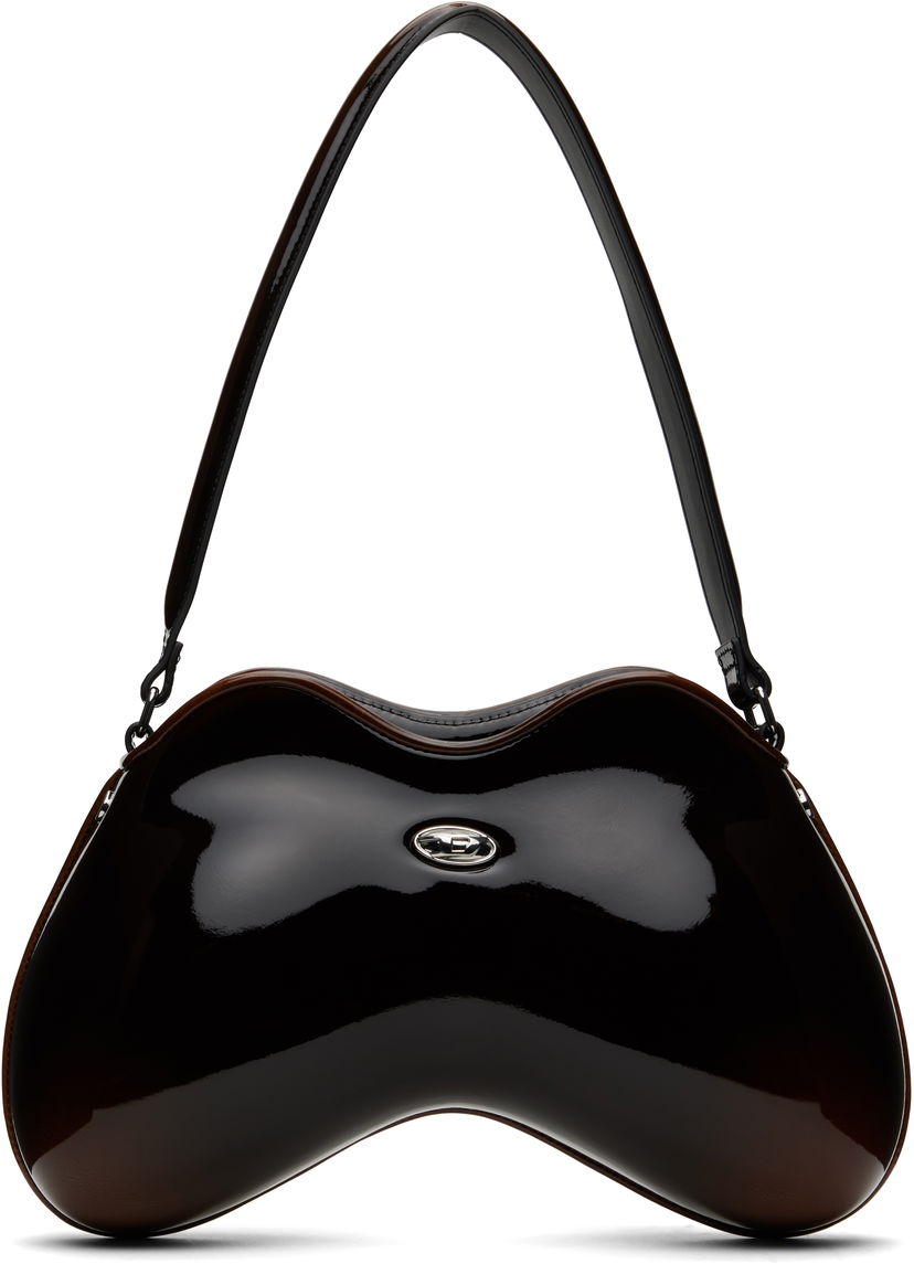 Torba za rame Diesel Diesel Double-D Shoulder Bag Crna | X10327 P8008