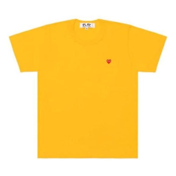 Majica kratkih rukava Comme des Garçons PLAY Small Emblem T-Shirt Žuta | AZ-T314-051-3