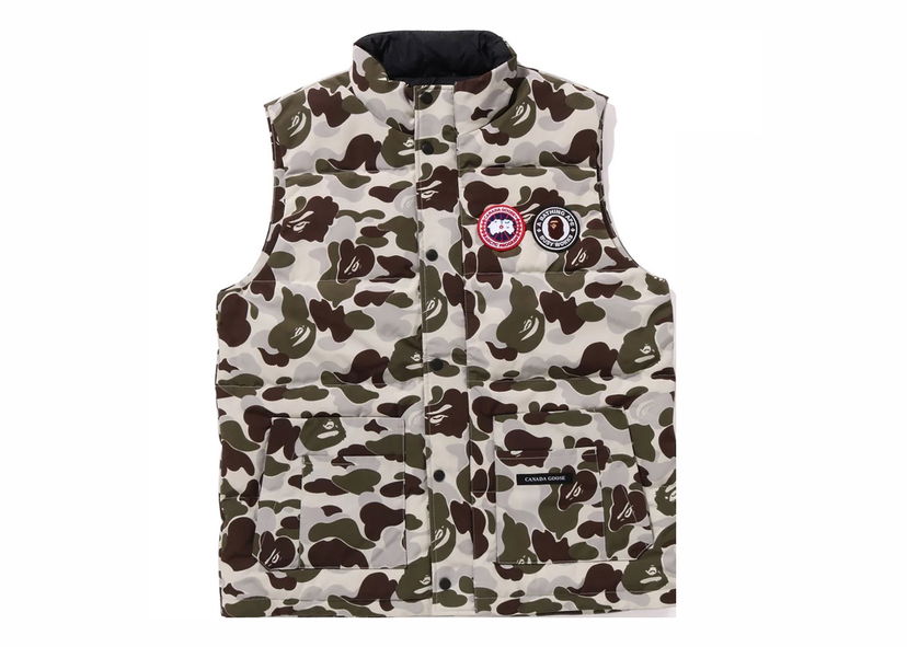 Prsluk BAPE BAPE x Canada Goose Freestyle Vest Grey Siva | 1J73-144-902