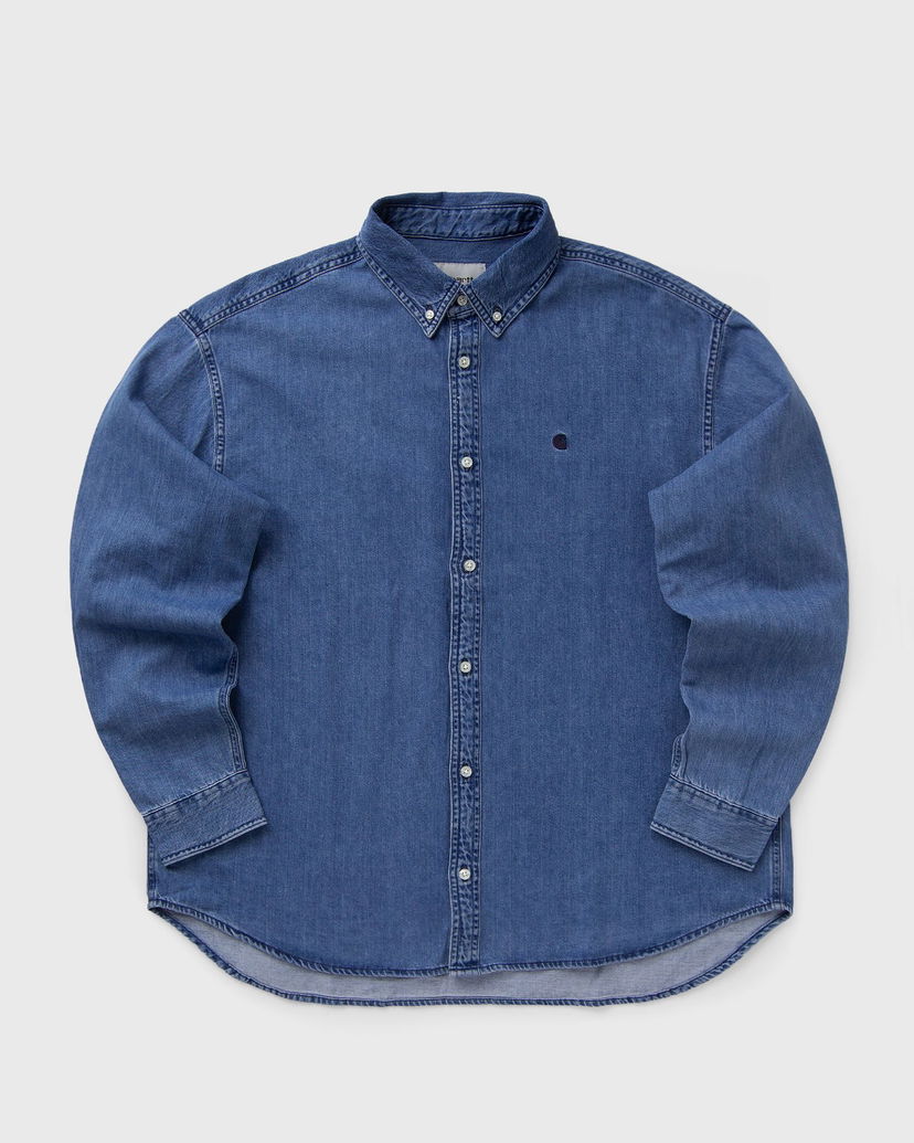 Košulja Carhartt WIP Long Sleeve Lucas Denim Shirt Plava | I034525-01.06
