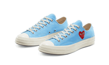 Tenisice i cipele Converse Comme des Garçons PLAY x Chuck Taylor All-Star 70s OX Plava | 168303C, 2