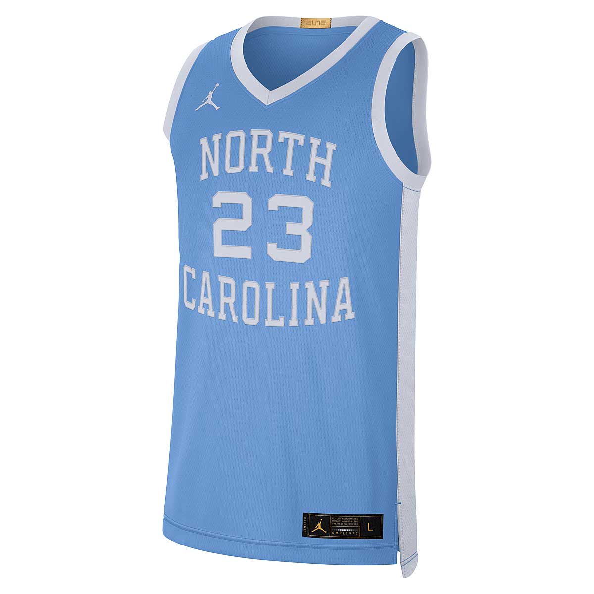 Dres Nike NCAA NORTH CAROLINA TAR HEELS UNC RETRO ROAD JERSEY MICHAEL JORDAN Plava | DZ6025-448, 1