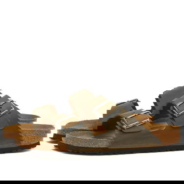 Tenisice i cipele Birkenstock Arizona in Faded Khaki Oiled Leather, Size UK 2.5 | END. Clothing Smeđa | 1027039, 0