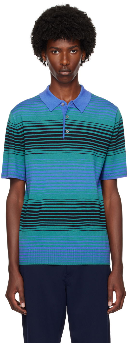 Polo majica Paul Smith PS Paul Smith Striped Knit Polo Višebojno | M2R-963Y-N22145-43