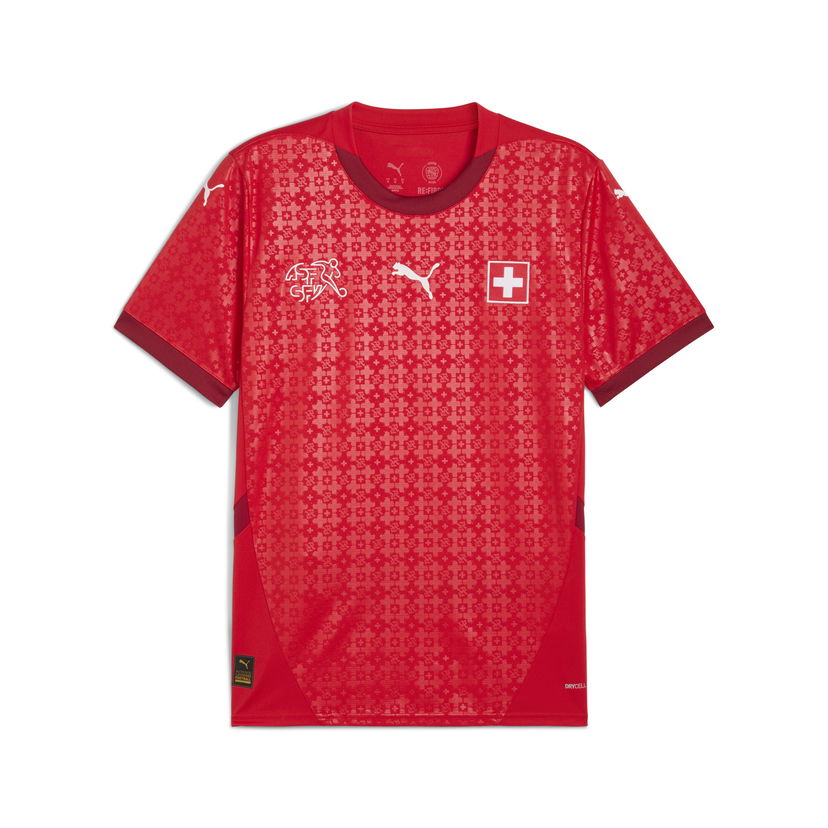 Dres Puma Switzerland Women's National Team 2025 Home Jersey Crvena | 782182_10