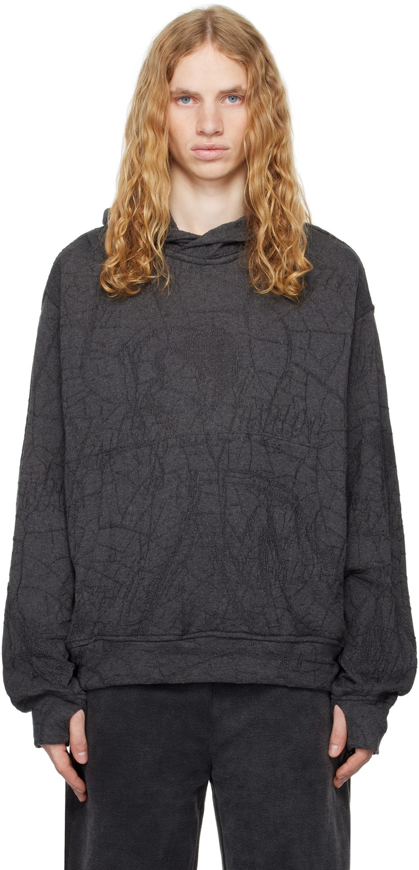 Dukserice Serapis Knit Hoodie Siva | FW24_KH_2