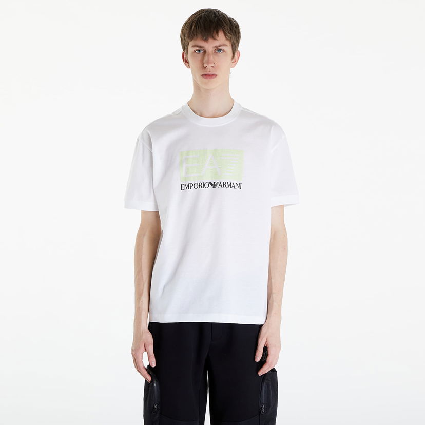 Majica kratkih rukava Emporio Armani EA7 T-Shirt White Bijela | 3DPT40PJFBZ1100