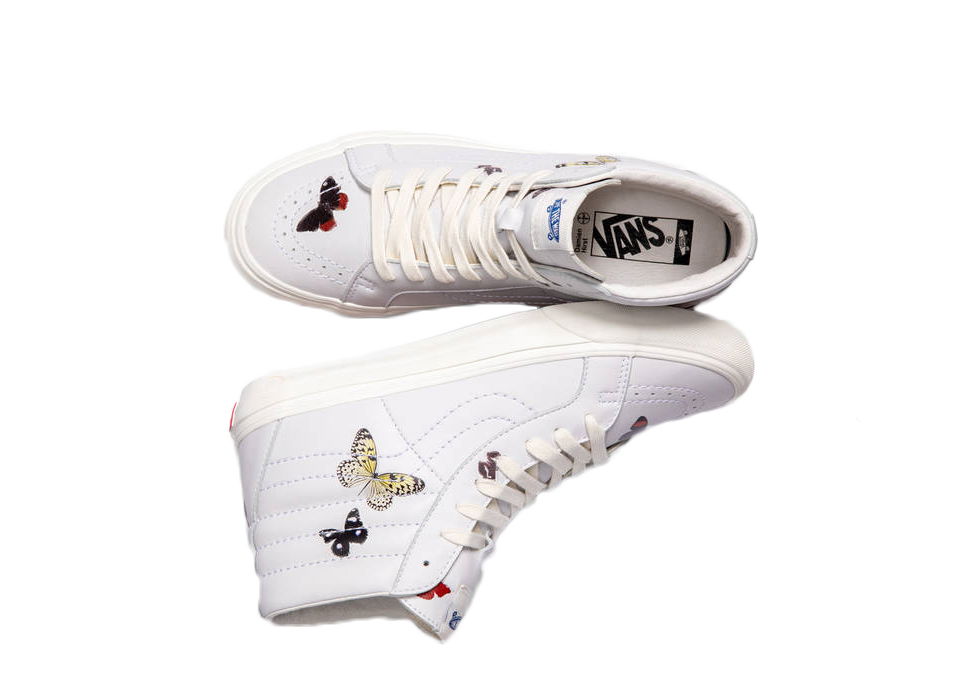 Tenisice i cipele Vans Sk8-Hi Reissue VLT LX Damien Hirst Butterfly Bijela | VN0A3MV7TG2, 0