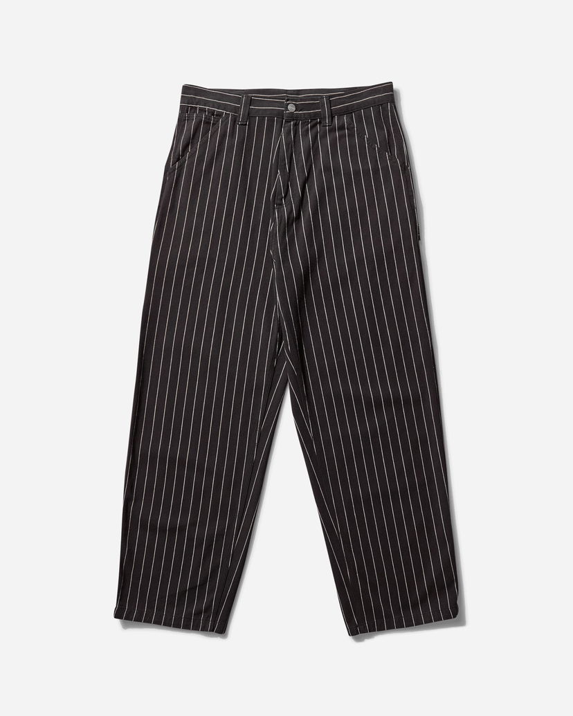 Hlače Carhartt WIP OG Single Knee Seaton Stripe Pants Crna | I034800 2MB02