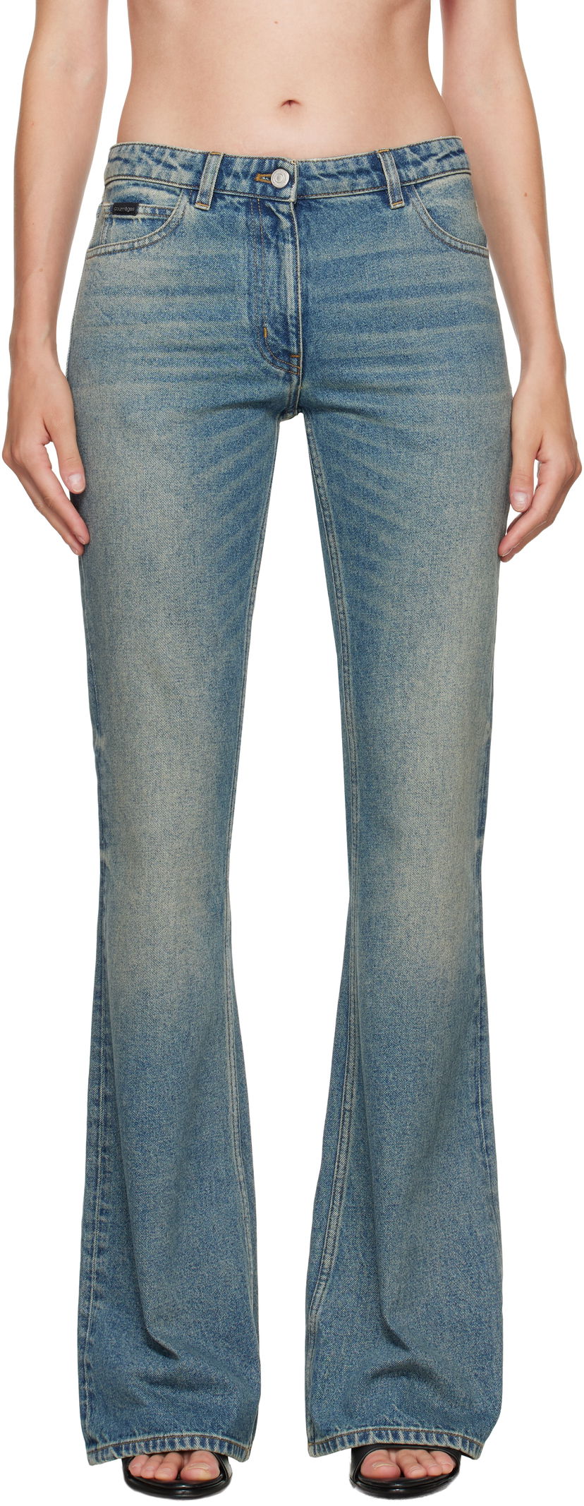 Jeans Courrèges Courrèges Bootcut Jeans Plava | VESDPA918DE0041
