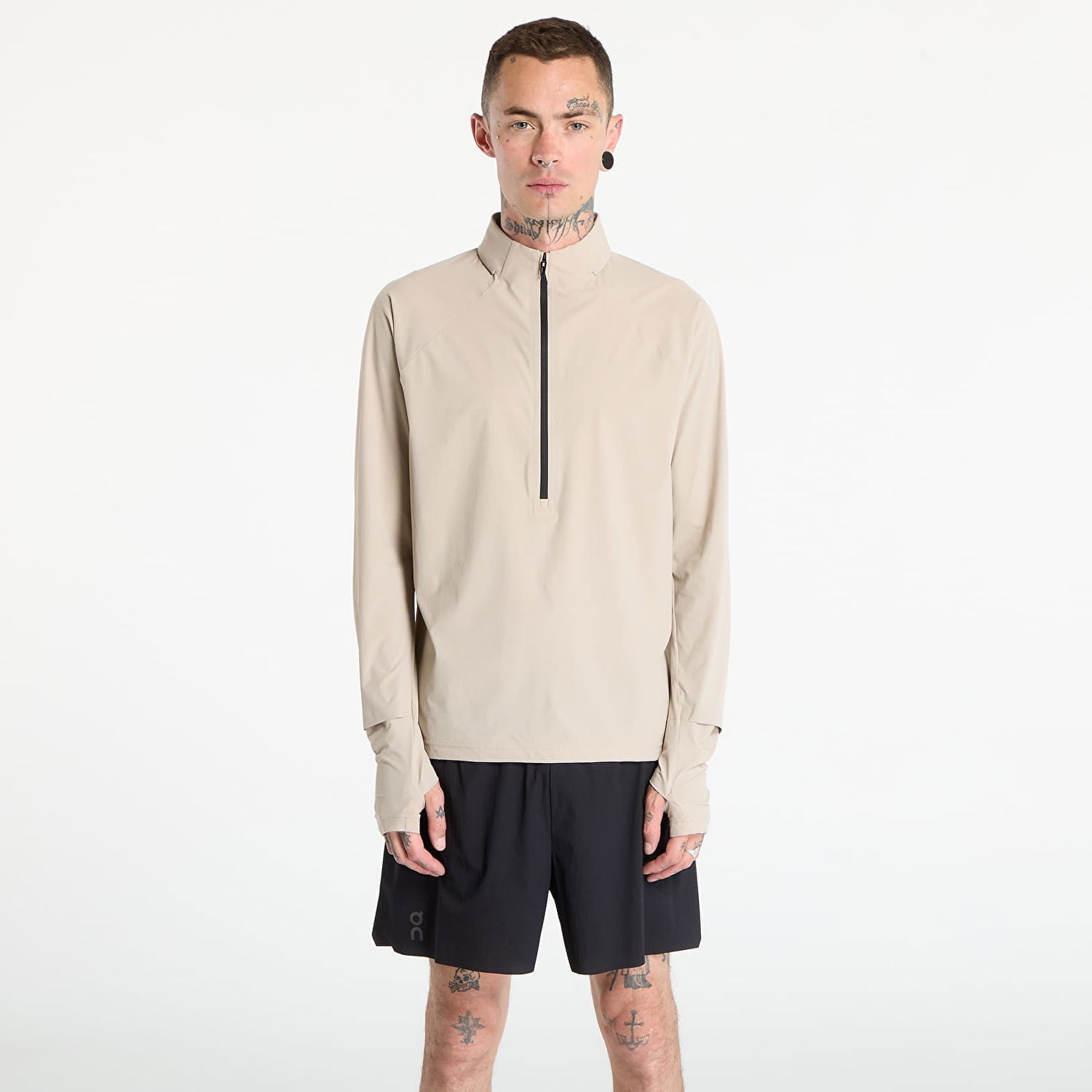 Vjetrovka On Running Trail Breaker Half-Zip Running Top Bež | 1ME30150603, 0