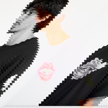 Majica kratkih rukava Footshop FTSHP x Kurňavka T-Shirt Crna | FTSHP_474, 2