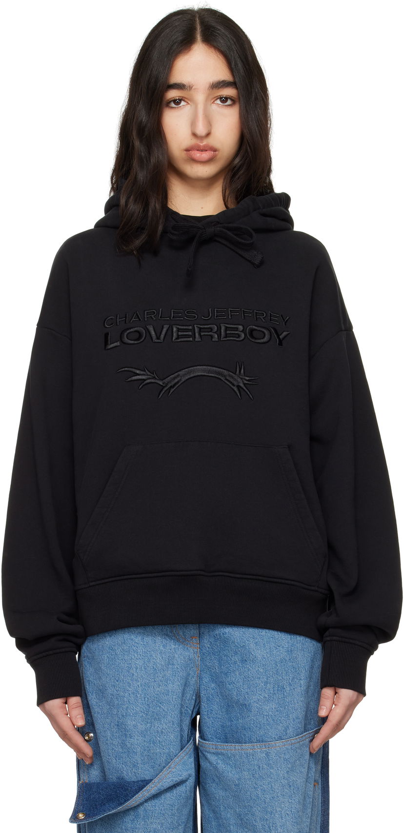 Dukserice Charles Jeffrey Loverboy Charles Jeffrey LOVERBOY Logo Hoodie Crna | 54100401