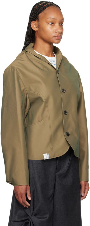 Jakna ADER ERROR Hooded Button Up Jacket Zelena | BN01SSJK0109KK, 4